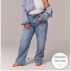 A&F Curve Love High-Rise Loose Jean